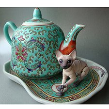 Сиам от Олеум и китайский винтажный сервиз