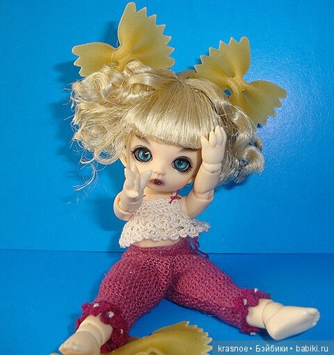 Во что мы с куклами играем? Во все! Если эльфёнка просит бантики (фото 5)