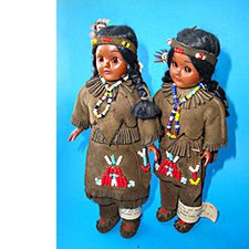 Carlson Dolls. Винтаж. Индейцы