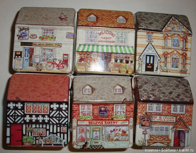 Жесть! Коллекционные коробочки-домики от Dana Kubick и от чая до кучи