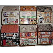 Жесть! Коллекционные коробочки-домики от Dana Kubick  и от чая до кучи