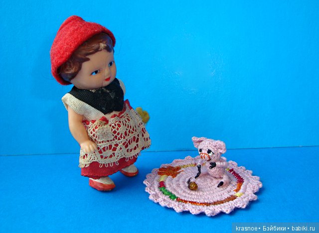 Микро. Осенний Хрюшик. Связано мною (фото 6)