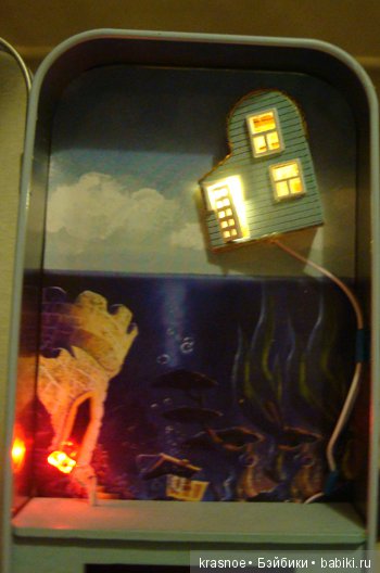 Жесть! Коллекционные коробочки-театры. Тропический остров