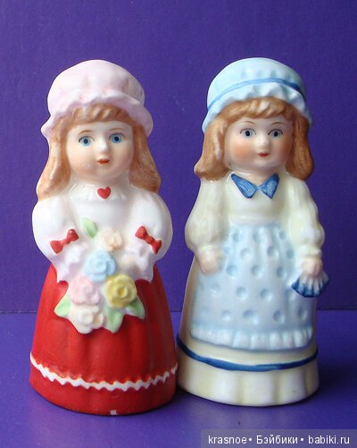 Во что мы с куклами играем? Во все! Фарфор: мебель, коллекционные наперстки, детская солонка (фото 5)