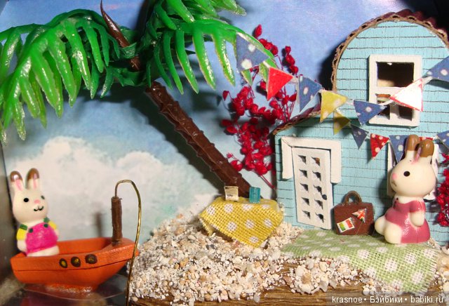 Жесть! Коллекционные коробочки-театры. Тропический остров