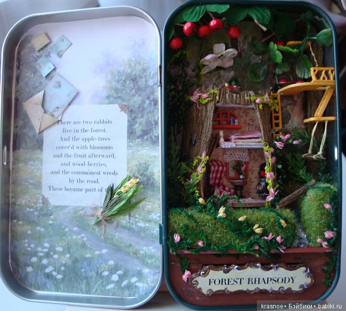 Жесть! Коллекционные коробочки-театры. Дача