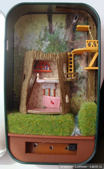Жесть! Коллекционные коробочки-театры. Дача