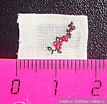 Микро. Вышивка — Аксессуары для кукол своими руками: идеи (фото 2)