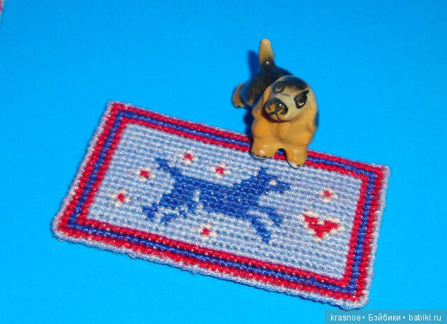 Коврик с антикварным рисунком крестом (фото 8)