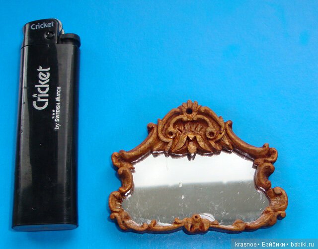 Миниатюры своими руками. Барочное зеркало (фото 2)