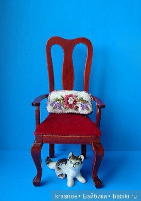 Микро. Имитация объемного шва berlinwoolwork в миниатюре 1:12 (фото 9)