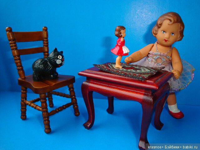 Во что мы с куклами играем? Во все! Японская деревянная миниатюра (фото 5)