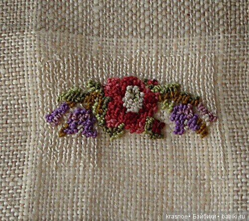 Микро. Имитация объемного шва berlinwoolwork в миниатюре 1:12 (фото 2)