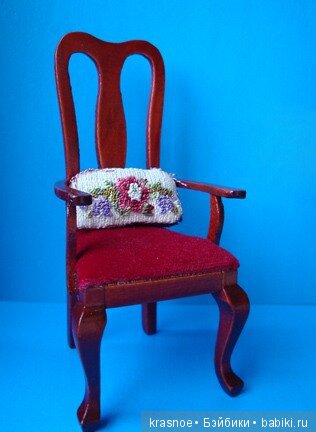 Микро. Имитация объемного шва berlinwoolwork в миниатюре 1:12 (фото 8)