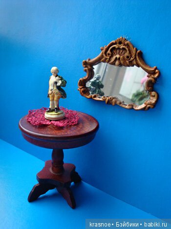 Миниатюры своими руками. Барочное зеркало (фото 4)
