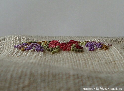 Микро. Имитация объемного шва berlinwoolwork в миниатюре 1:12 (фото 4)