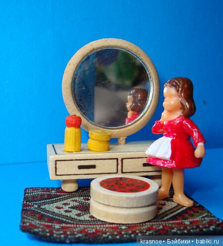Во что мы с куклами играем? Во все! Японская деревянная миниатюра