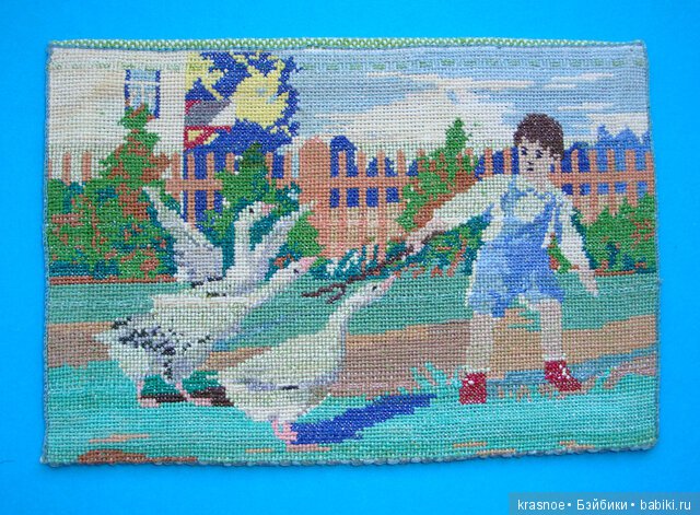 Коврик "сталинское" ретро крестом