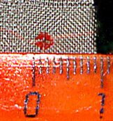 Микро. Вышивка в "рамочках" из сережек