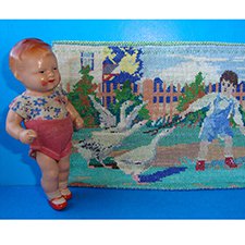 Коврик "сталинское" ретро крестом