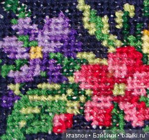 Коврик с русунком berlinwoolwork и винтажным бисером (фото 2)