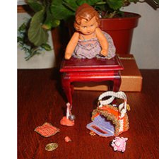 Во что мы с куклами играем? Минипига загоняем