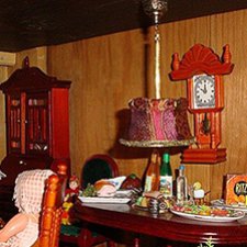 Абажур 1х12 по всем правилам. Миниатюра своими руками