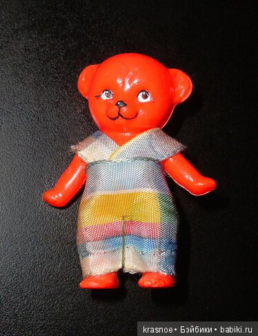 Целлулоидный немецкий винтажный медведь. Оденем... всех (фото 2)