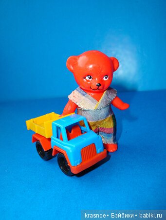 Целлулоидный немецкий винтажный медведь. Оденем... всех (фото 3)