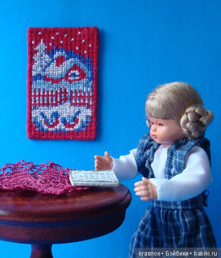 Вышитая миниатюра формата 1х12 (фото 3)