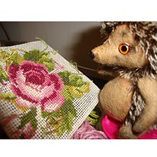 Немного вышивки в холодной Москве