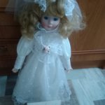 Винтажная куколка —невеста