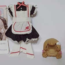 Аутфит и парик для куклы Близнецы Света и Тьмы Light Shadow Nightmare Twins одежда кукла