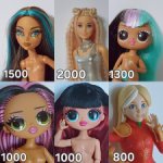 Куклы лотом и по отдельности