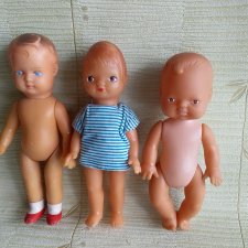 Куклы пупсики гдр времен СССР