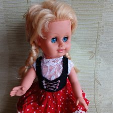 Редкая кукла Германия Красная шапочка 35 см