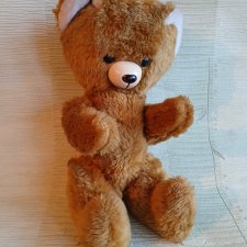 Мишка ГДР опилочный старинный небольшой