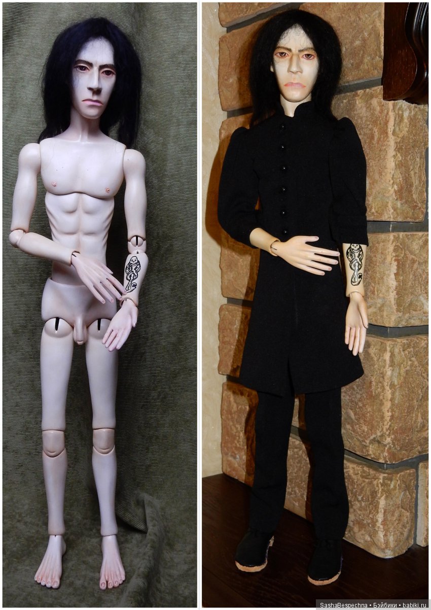 Три Снейпа — Авторские шарнирные куклы своими руками: лепка (фото 5)