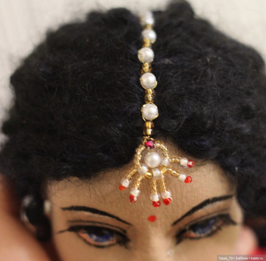 Радха и Кришна — Авторские текстильные куклы: Вальдорфские (фото 7)