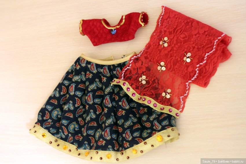 Радха и Кришна — Авторские текстильные куклы: Вальдорфские (фото 6)