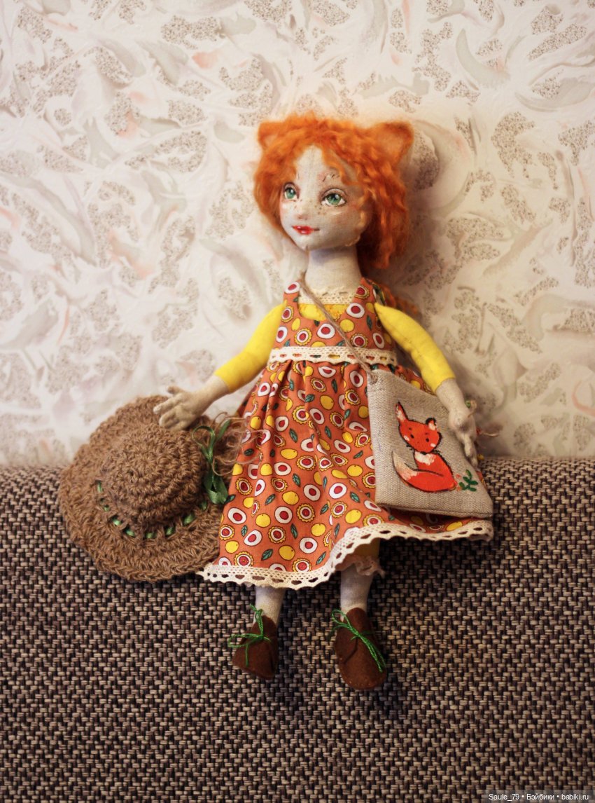 Девочка - лисёнок — Авторские текстильные куклы: Вальдорфские (фото 3)