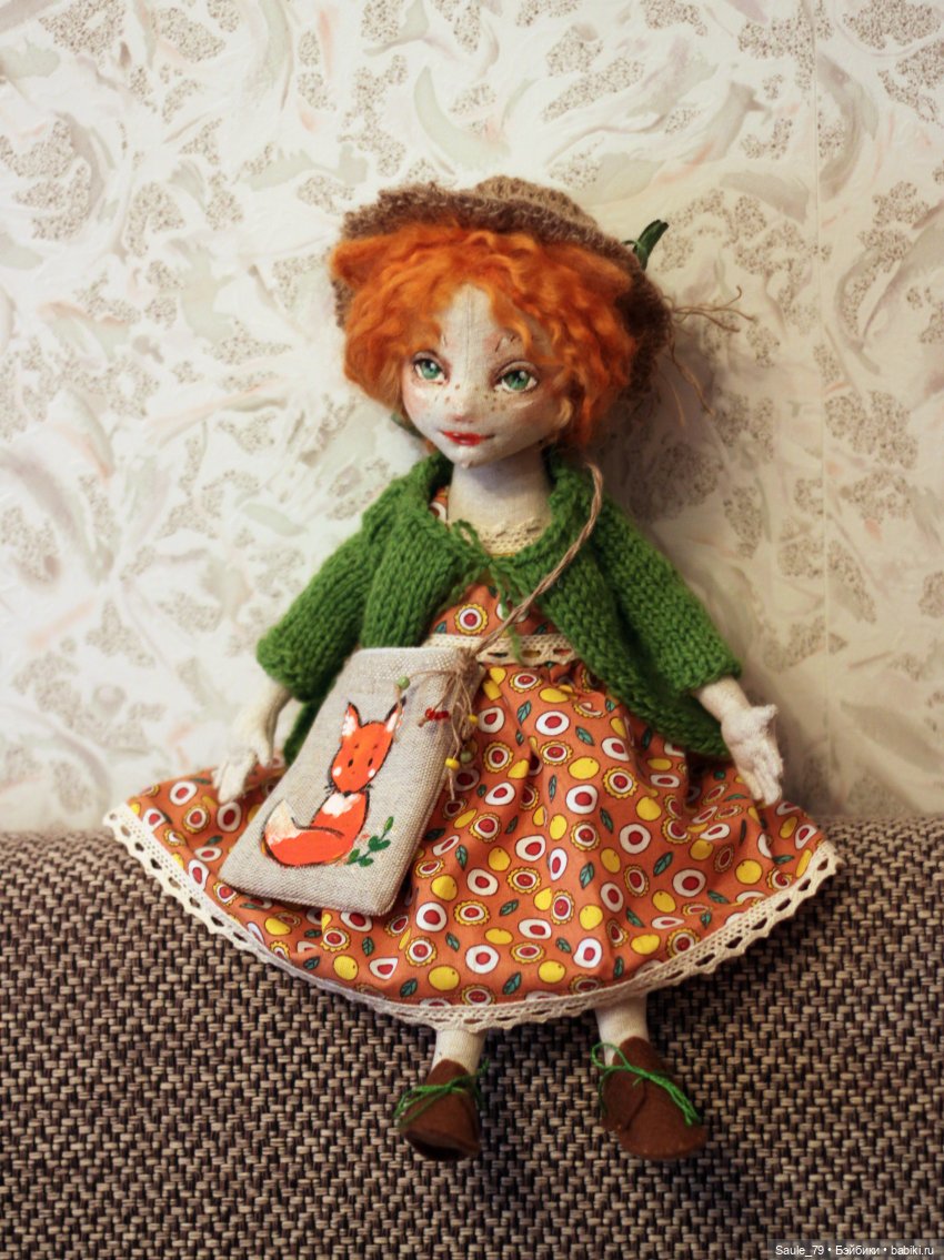 Девочка - лисёнок — Авторские текстильные куклы: Вальдорфские (фото 2)