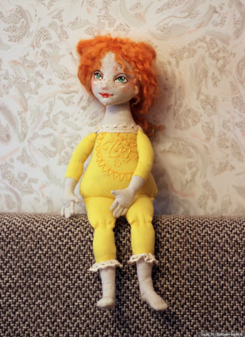 Девочка - лисёнок — Авторские текстильные куклы: Вальдорфские (фото 6)
