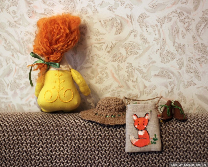 Девочка - лисёнок — Авторские текстильные куклы: Вальдорфские (фото 7)