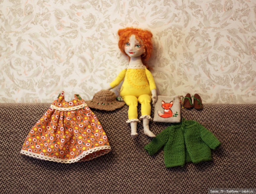 Девочка - лисёнок — Авторские текстильные куклы: Вальдорфские (фото 5)