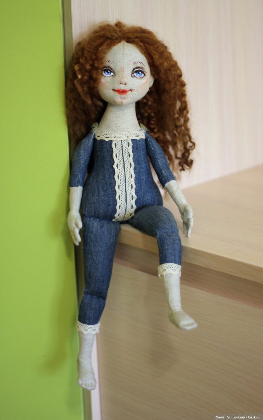 Зимняя девочка — Авторские текстильные куклы: Вальдорфские (фото 2)