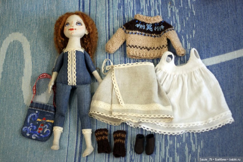 Зимняя девочка — Авторские текстильные куклы: Вальдорфские (фото 3)