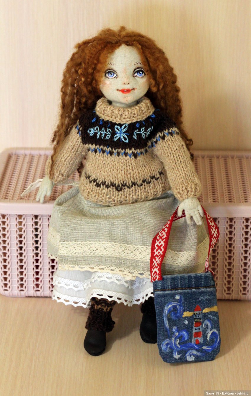 Зимняя девочка — Авторские текстильные куклы: Вальдорфские (фото 4)