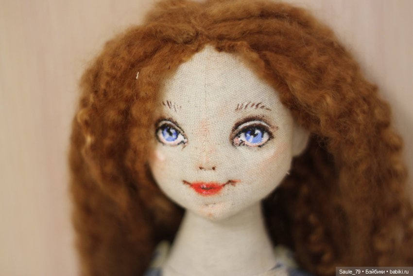 Зимняя девочка — Авторские текстильные куклы: Вальдорфские (фото 5)