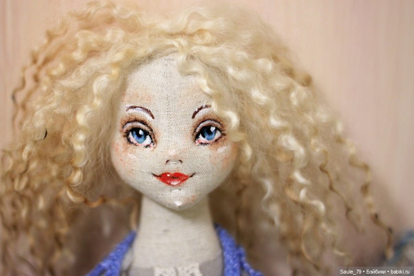 Снежная русалочка — Авторские текстильные куклы: Вальдорфские (фото 6)